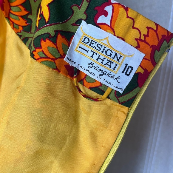 Floral Maxi Dress in Green and Yellow - Picture 8 of 11